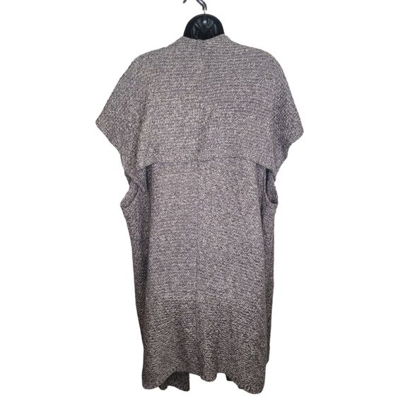 Valetta drape open front cardigan sweater vest size L/XL - Picture 2 of 7